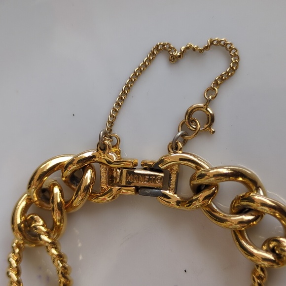 Monet Gold Plated Bracelet - Picture 4 of 6